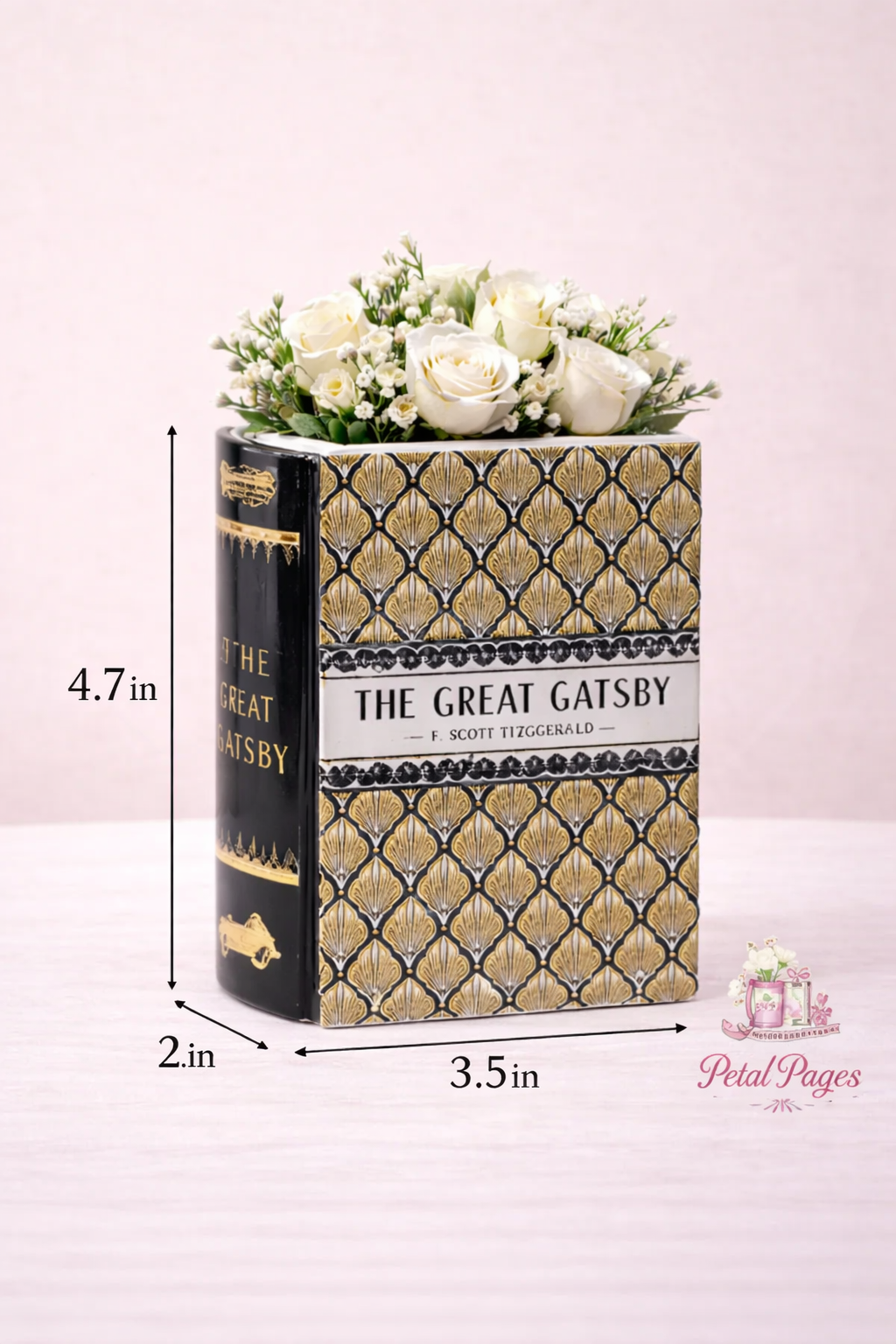 Small Ceramic Bookish Vases