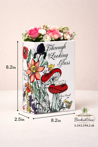 Large Ceramic Bookish Vase